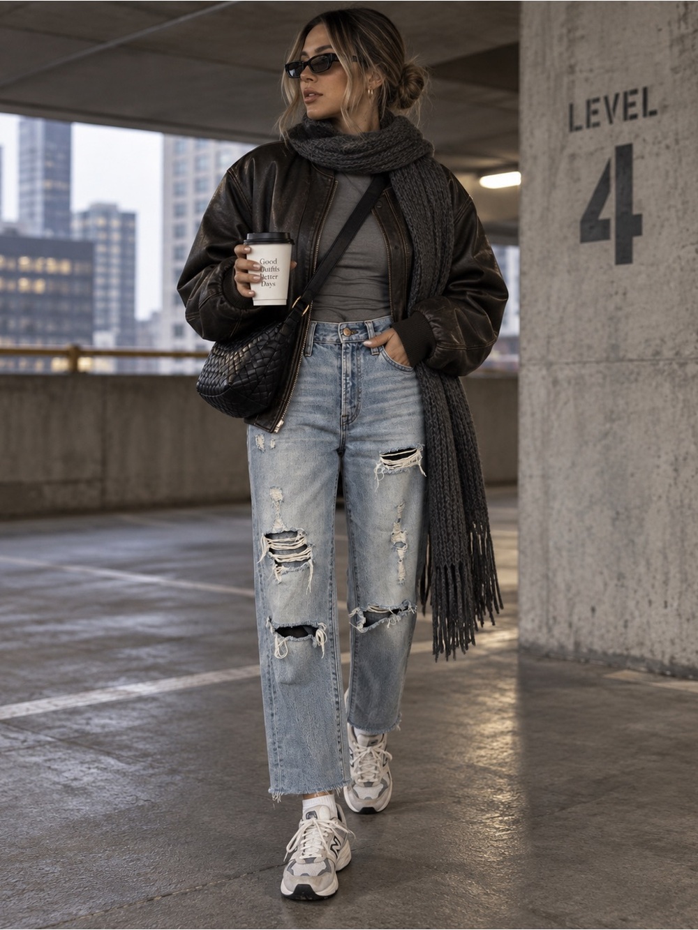 MADEWELL High Rise Distressed Light Wash ‘The Perfect Vintage Jean’ Straight Leg